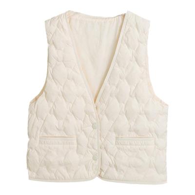 白鸭绒时尚羽绒马甲背心打底外穿