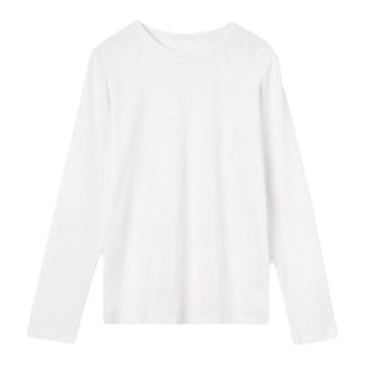 THESOONG基础款简约白色女打底衫