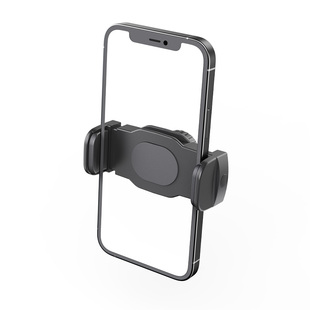 手机平板专用夹子固定器三脚架子17mm万向球头背夹零件横竖旋转直播支架配件拍摄自拍杆三角夹头一字车载通用