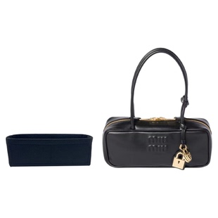 适用miumiu缪缪新款25ss长柄保龄球法棍公文包Beau内胆包撑内衬轻