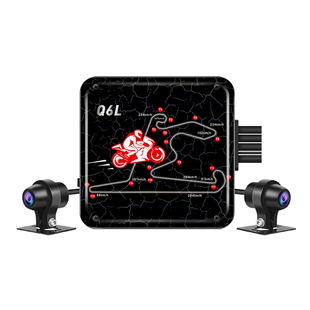 唯赛思通摩托车行车记录仪前后双镜头骑行摩旅防水WIFI机车电动