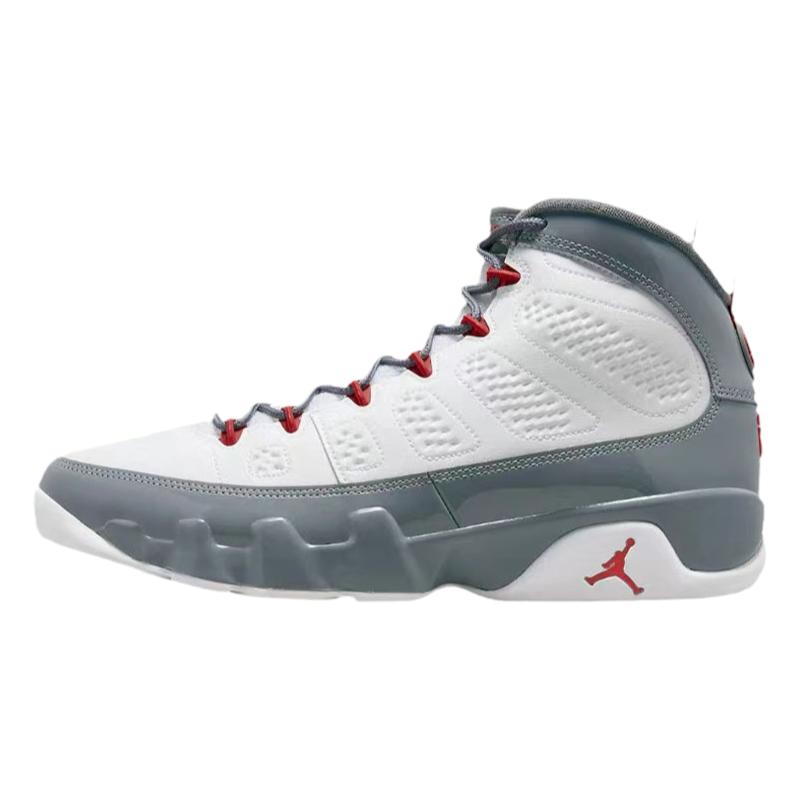 牛哄哄 Air Jordan 9 Fire Red AJ9白灰复古高帮篮球鞋CT8019-162