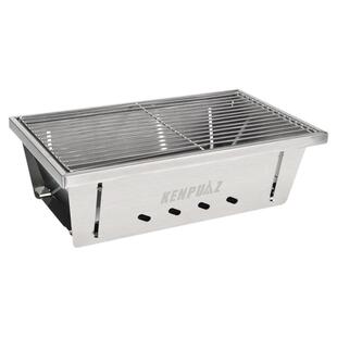 KENPUAZ户外折叠家用烧烤炉304不锈钢小烧烤架便携加厚igt单元桌