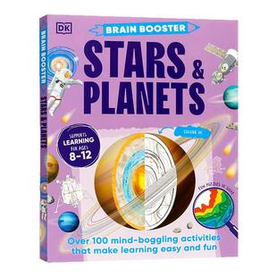 DK史密森学派的大脑助推器 恒星与行星 英文原版 Brain Booster Stars and Planets 科学少儿科普知识百科课外读物 平装