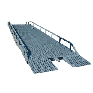 登车桥保税区移动集装箱装卸货平台手动液压升降月台过桥升降斜坡