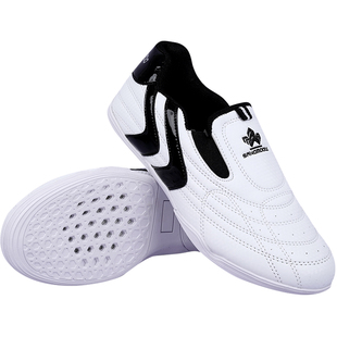 跆拳道鞋儿童男专业软底防滑成人武术散打练功鞋男童柔道鞋女童