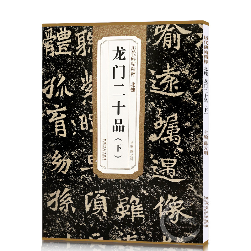 历代碑帖精粹 北魏龙门二十品下 简体旁注附技法解析第三辑碑帖毛笔楷书书法练字帖 安徽美术出版社