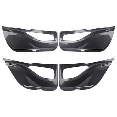 奔驰GLE车门防踢板碳纤纹