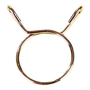 镀彩锌单钢丝弹性强力卡箍手捏式电镀锌卡箍快装强力卡簧弹性喉箍