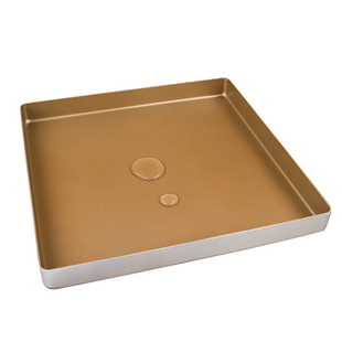 三能烤盘28x28cm蛋糕卷模具不沾方形家用雪花酥盘牛轧糖饼干糖盘