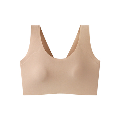 固定杯可机洗乳胶运动背心式文胸