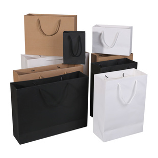 牛皮纸袋手提袋定制服装店袋子衣服包装袋定做印刷LOGO礼品袋