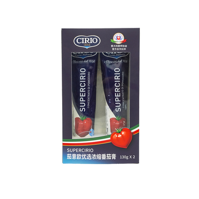 cirio茄意欧进口浓缩番茄膏130g