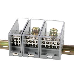 FJ6/JTS2电线分线器一进多出接线端子排多用途连接器导轨式分线盒