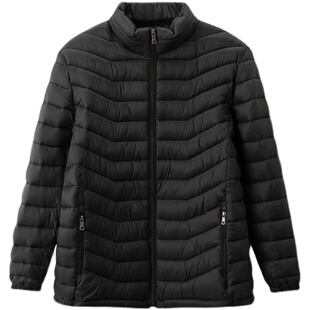 2024新款男士轻薄小棉袄短款冬季羽绒棉服外套男装工作服棉衣冬装