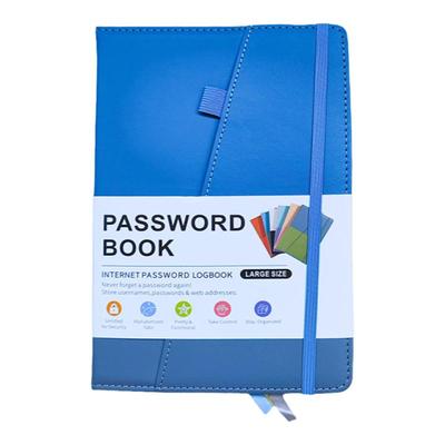 带字母标签密码绑带硬面记录本