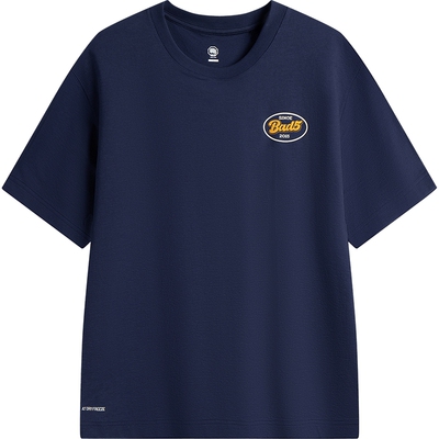 李宁凉爽宽松男短袖文化衫