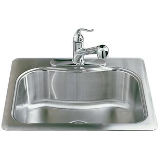科勒水槽不锈钢台上厨房洗碗盆洗菜盆3362T-2KD-NA+668官方正品