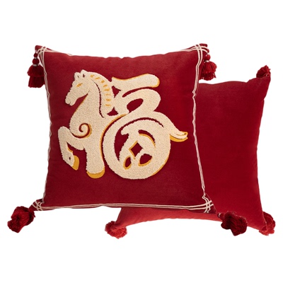 蜡笔派禧络抱枕红色新年2025新款