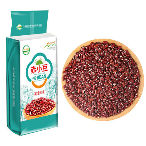 鹤来赤小豆农家自产香500g/袋长粒红真空包装黑龙江产新赤小豆