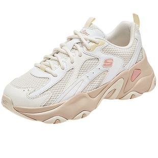 斯凯奇2025秋冬新款女鞋厚底增高经典款老爹鞋时尚百搭休闲运动鞋