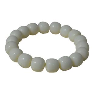 天然菩提根手串单圈文玩手持念珠解压绕指柔男女圆珠手链白玉菩提