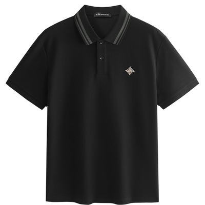 【凉感抗菌】太平鸟男装翻领polo衫男2026年夏季新款条纹短袖t恤*