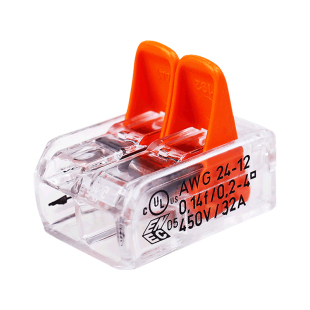 WAGO万可接线端子221快速对接分线连接器收纳盒定制款套餐进口