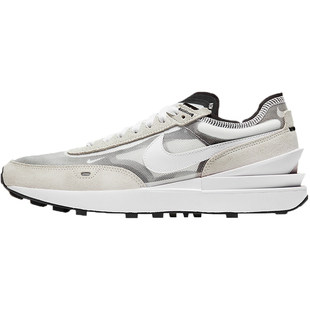Nike 耐克 WAFFLE ONE 小sacai 米白灰黑紫男女休闲运动鞋 DA7995