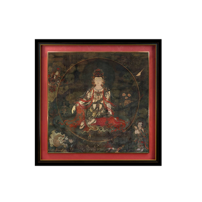 艺术家的礼物法海寺水月观音挂画