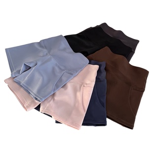 韩系芭比裤系列巨瘦人鱼喇叭裤翘PP三分裤五分骑行裤显瘦舒适女士