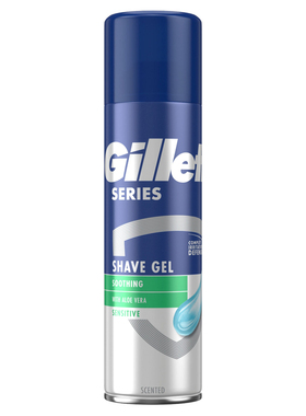 英国GILLETTE吉列剃须啫喱芦荟