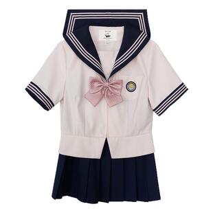 车厘子jk原创【梅芽中】 收腰水手服女日系学院风校供制服百褶裙