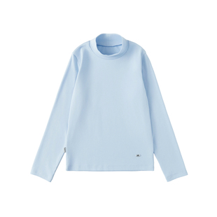 棵初2026年春新款亲子中大女童针织打底衫半高领软糯亲肤感上衣