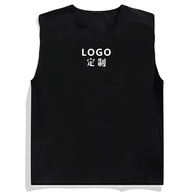 美发店酒吧摄影工装马甲男定制潮流工作服烫染师定做套装印字logo