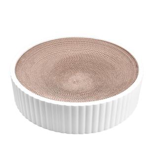 宠袋猫抓板窝圆形猫爪板耐磨瓦楞纸猫窝猫咪抓盘一体不掉屑猫玩具