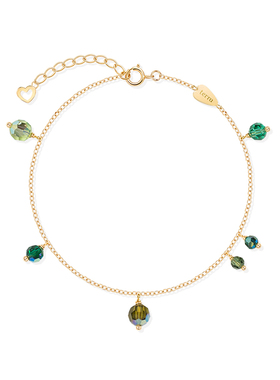 terra四季系列春手链女绿水晶