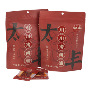 【99元任选8件】太丰川香猪肉脯干靖江网红解馋即食熟食休闲零食