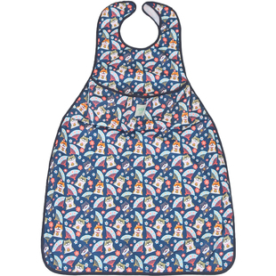 老人围嘴饭兜大号老人围兜围嘴老年人吃饭专用的围裙罩衣防水成人