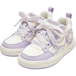 巴拉巴拉女童板鞋中大童加绒鞋子冬季新款童鞋儿童运动鞋宝宝休闲