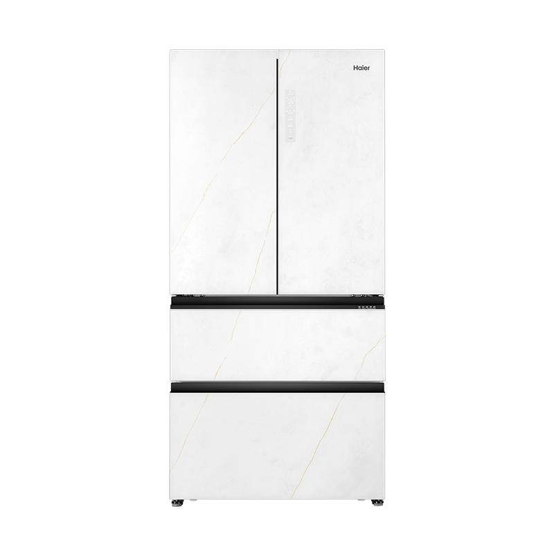 海尔统帅新品电冰箱491升零嵌入式家用518法式多门超薄一级能效