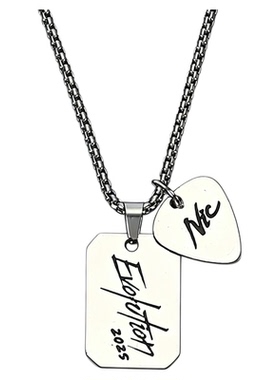 谢霆锋Evolution Nic Live2025演唱会纪念版吉他拨片项链吊坠手链