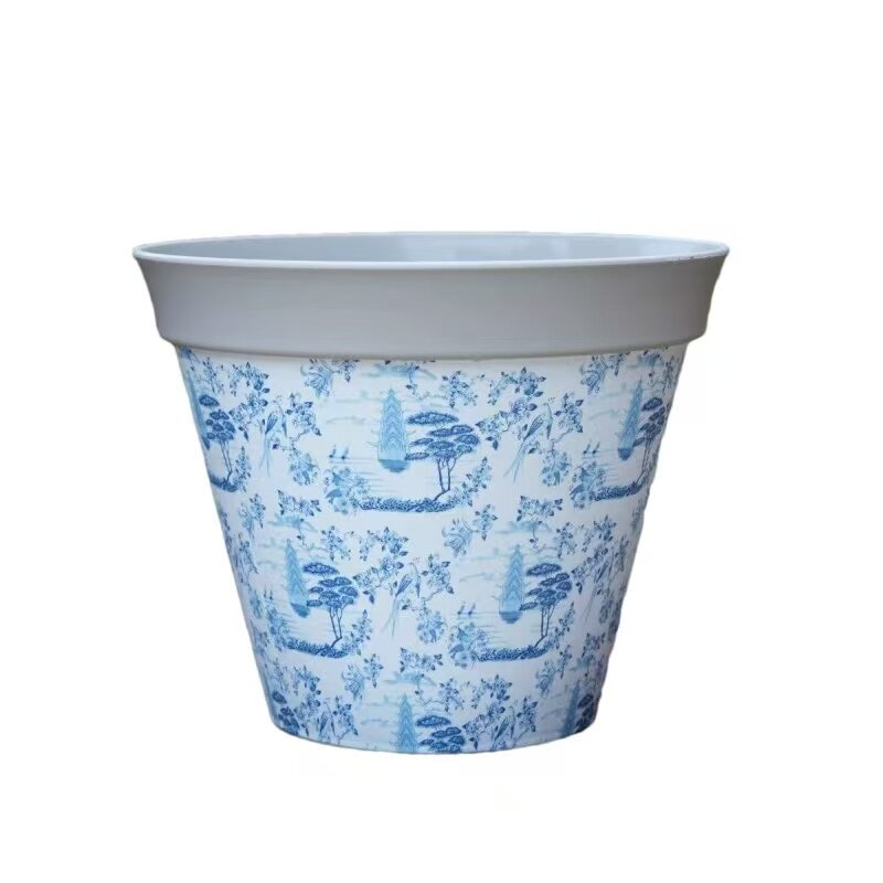 新品环球塑料花盆种植基础种植盆 草花盆 欧式花盆小清新花盆无孔