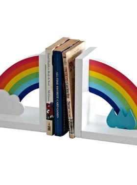 彩虹书立摆件，儿童房装饰选择