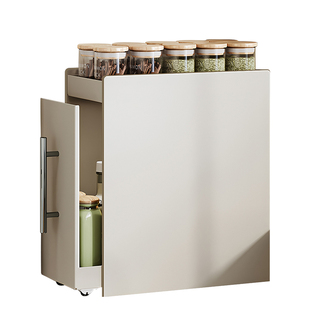 日本调料品置物架厨房台面转角多功能调味料瓶收纳盒抽拉式拐角架