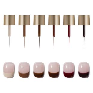 gaoy戈雅法式流平甲油胶美甲店专用秋冬美拉德焦糖车厘子红拉线胶