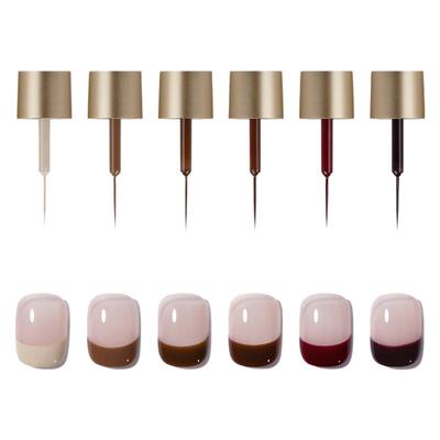 gaoy戈雅法式流平甲油胶美甲店专用秋冬美拉德焦糖车厘子红拉线胶