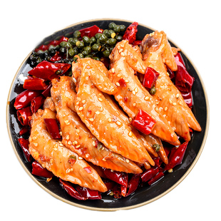 鲜味斋蜜汁鸭翅零食小包装500g即食熟食卤味肉类真空袋装小吃整箱