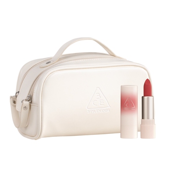 【回购享30元券】3CE彩妆随行礼蜜享盒，迷你唇绒#07+斜挎包 NHP