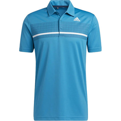 阿迪达斯翻领男休闲运动短袖衫